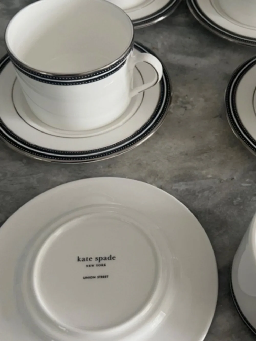 Kate spade cups and saucers